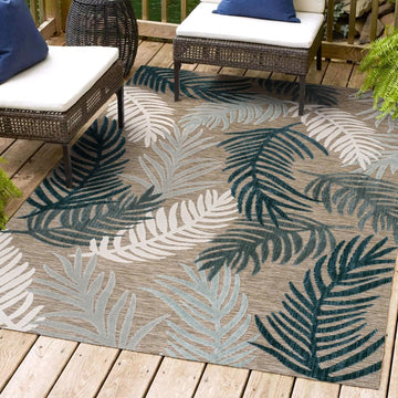 Montego High-low Tropical Palm Indoor/Outdoor Area Rug
